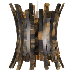 Alsop Round Multi-Drop Pendant Light - Glamorous Tortoise Shell Inspired Design for Elegant Spaces