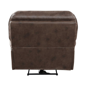 English Elm Plush Power Recliner with Usb Port Microfiber Upholstery and Solid Wood Frame Support B011P229987