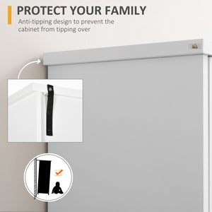 English Elm Homcom 70.75" Farmhouse Pantry Cabinet With Adjustable Shelves & Barn Doors For Stylish Storage Solutions W2225P217117