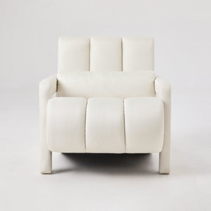 English Elm Modern Upholstered accent chair with plush linen cushioning and pillow — compact, stylish seating for living spaces Beige W2671P192565