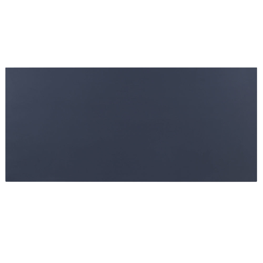 English Elm Nalo Charcoal Finish Console Table with X-Base, Sturdy Wood Top, Dovetail Drawer & Hidden Storage B2726P256304