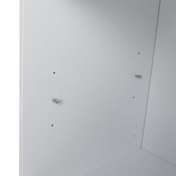 English Elm 20" Freestanding Vanity with Ceramic Sink Soft Close Storage Glossy White Bath W999S00386