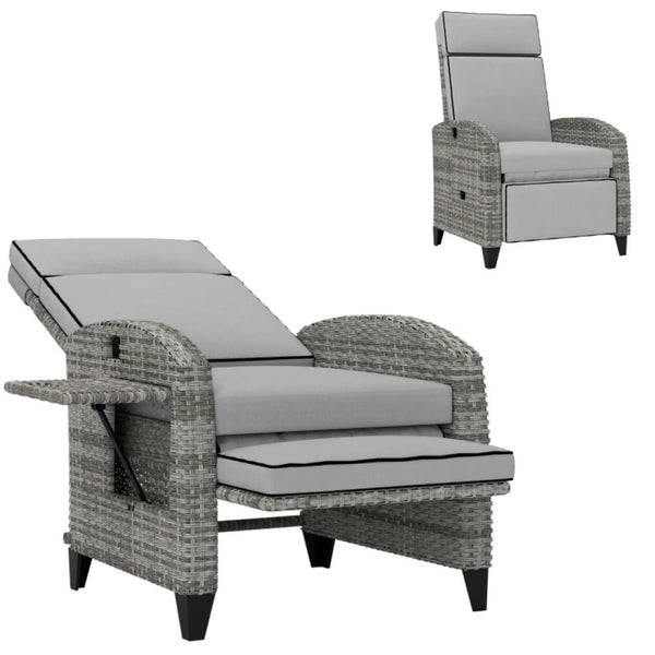 English Elm Garden Steel Frame Outdoor Glider Chair with Breathable Mesh for Porch or Patio T3971P444428