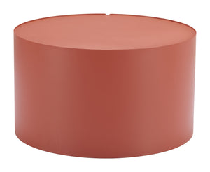 Zuo Modern Bayu Side Table - Modern Aluminum Design With Natural Elements For Versatile Home Or Hospitality Decor Brown Aluminum 704072-zuo-modern