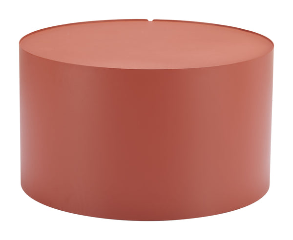 Zuo Modern Bayu Side Table - Modern Aluminum Design With Natural Elements For Versatile Home Or Hospitality Decor Brown Aluminum 704072-zuo-modern