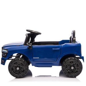 English Elm Licensed Dodge Ram 3500 Kids Electric Ride on Truck with Remote Suspension Bluetooth W1578P346249