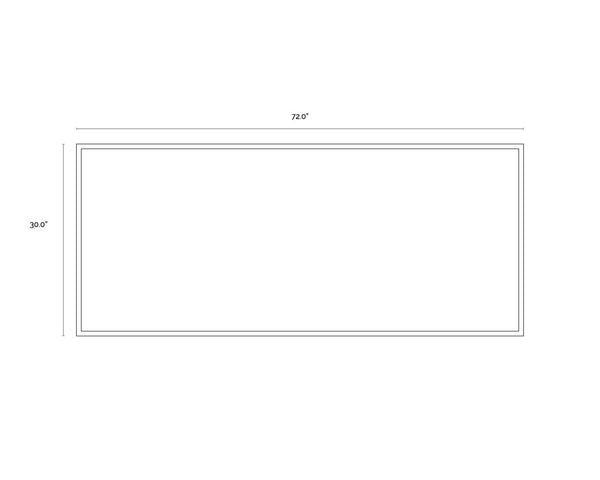 Sunpan Desert Sands Wall Art - Hand-Painted Serenity with Gold Floater Frame, Unique 72"x30" Dimensions