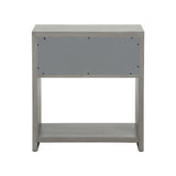 Moxy Bedside Table 1 Drawer Gray 385897 Chelsea House