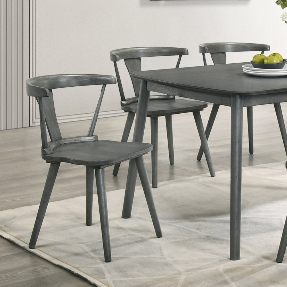 English Elm [Set Of 2] Rustic Farmhouse Dining Chairs - Solid Wood Side Chairs For Kitchen & Versatile Spaces! W2537P211109-GIGA