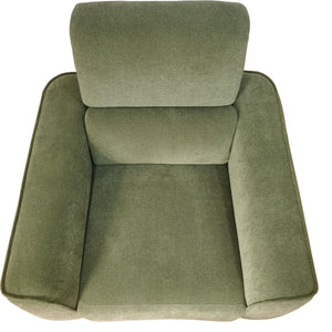 JLA Home Chapel Hill - Power Recliner Chapel Hill Madison with USB & Type-C Charging, Plush Fabric, Low-Track Arms, Motorized Comfort Green CH103-0006