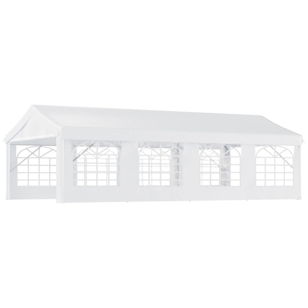English Elm Outdoor Cathedral Window Party Canopy Galvanized Steel Frame Uv Resistant Pe Tent T3971S00127