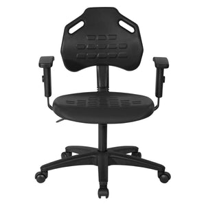 OSP Home Furnishings Self-skinned Urethane Task Chair with Lumbar Support and Pneumatic Height Adjustment KH813137