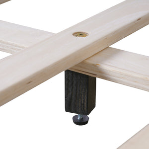 English Elm Christopher Knight Home® - Queen Upholstered Bed Frame in White Boucle with Thick Headboard, Steel & Wood Support, 83" L N757Q283653W