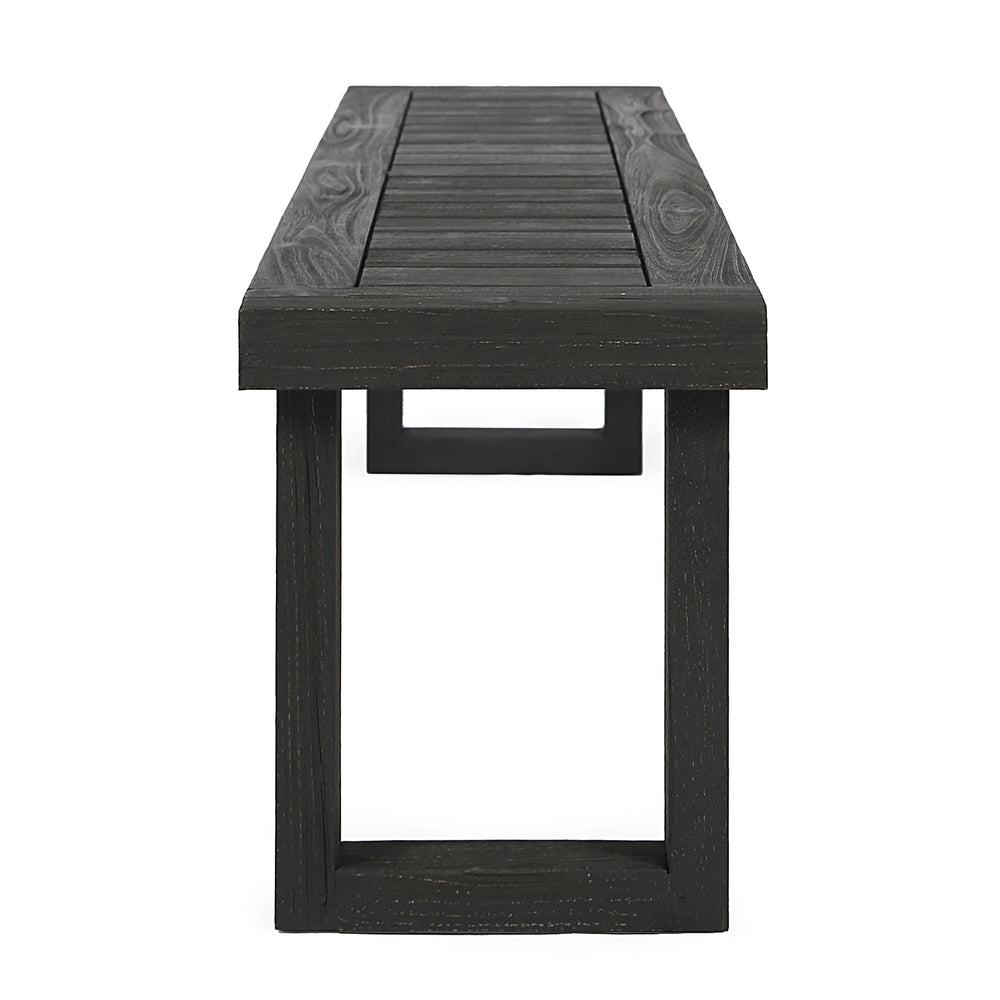 English Elm Christopher Knight Home® - Outdoor Acacia Wood Dining Bench with Handcrafted Finish, 60" Length, Multiple Color Options, Durable Seating 63892.00SDGRYMP1