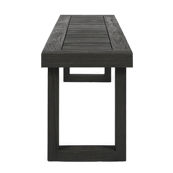 English Elm Christopher Knight Home® - Outdoor Acacia Wood Dining Bench with Handcrafted Finish, 60" Length, Multiple Color Options, Durable Seating 63892.00SDGRYMP1