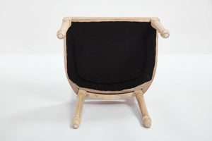 English Elm French Country Dining Chairs Set Of 2 - Upholstered T-Back Design For Elegant Dining & Living Spaces W3426P324548