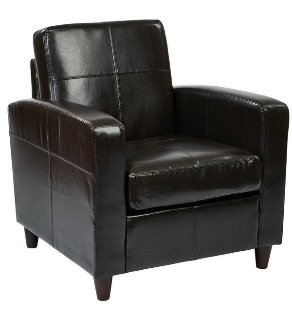 OSP Home Furnishings Venus Club Chair Espresso
