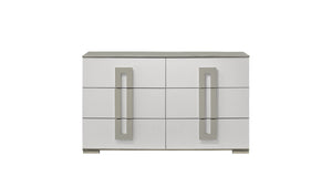 English Elm Olivia 5-Piece Contemporary Queen Bedroom Set With Led Headboard, Sleek Design & Ample Storage B009S01378
