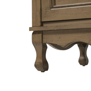 English Elm Christopher Knight Home® - 60" Retro Double Sink Bathroom Vanity Set with Soft-Close Doors, Adjustable Shelves, Rubberwood Legs Antique brown N817P245317L