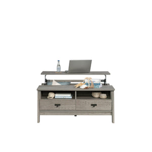 English Elm Lift-Top Coffee Table With Versatile Storage & Stylish Brown Finish For Modern Living Spaces B356P367796