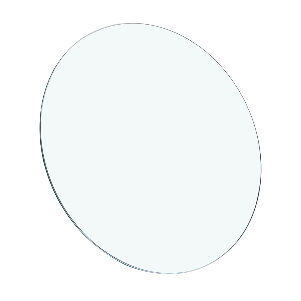 English Elm Tempered Glass Top 31.5-Inch Round Table Surface - Premium Safety Glass For Dining & Diy Projects W1718P352066-GIGA