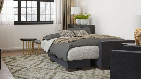 English Elm Primenest Nimbusflow Convertible Chaise Lounge With Storage - Modern Comfort & Click-Clack Design B030P303541-GIGA