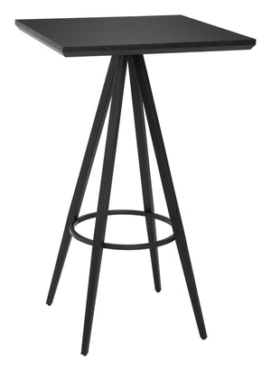 Tinos Bar Table Black 110051 Zuo Modern