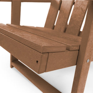 English Elm Shoreline Recycled Hdpe Folding Adirondack Chair Fully Assembled Modern Patio Seating Teak B2745P409679