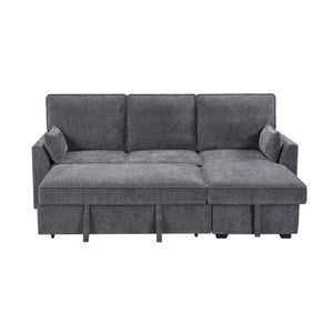 English Elm Emilia Sleeper Sectional Sofa with Storage Chaise and Built-in Usb Charging Ports B2749S00160