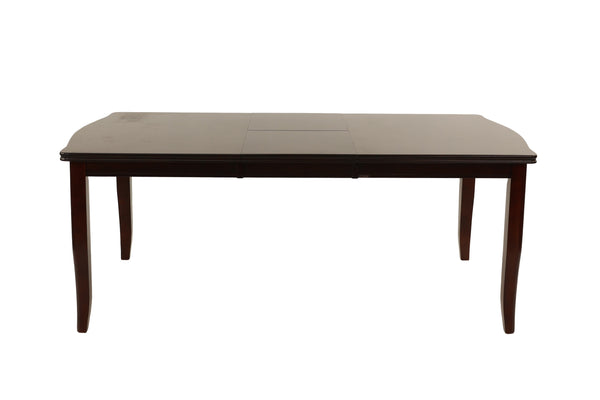 English Elm Espresso Rubberwood Dining Table 60" with Self-Storing 18" Butterfly Leaf Modern 30"H Elegance B011P342789