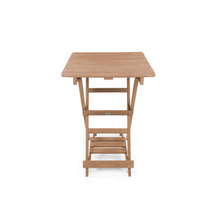 English Elm Summit Ridge Recycled Hdpe Outdoor Folding Bar Table Weather Resistant Eco Patio Teak B2745P409712