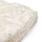 English Elm Christopher Knight Home® - Amori Plush 3ft Faux Fur Bean Bag Chair White – Ultra-Soft Foam Fill, Durable 300lb Capacity N778P185631W