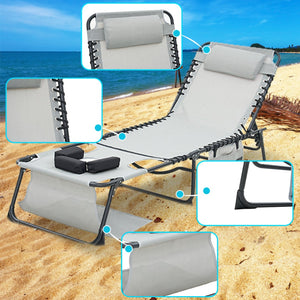 English Elm Face Down Tanning Chaise with Prone Cutouts Foldable Teslin Outdoor Recliner 2 Pack W3162P449077