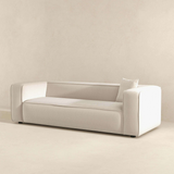 English Elm Ashcroft Furniture - Marshall Modern Cream Boucle Sofa