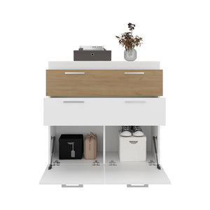 English Elm Bristol Four Drawer Oak Dresser Low Profile Bedroom Storage for Modern Interiors B128P473980