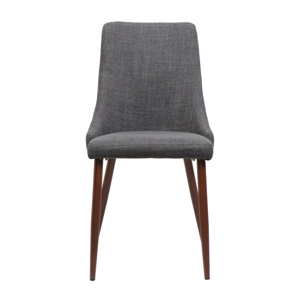 English Elm Christopher Knight Home® - DINING Light Grey Fabric Side Chairs Set of 2 – 100% Polyester Upholstery, Dark Walnut Iron Legs (96) 60783.00