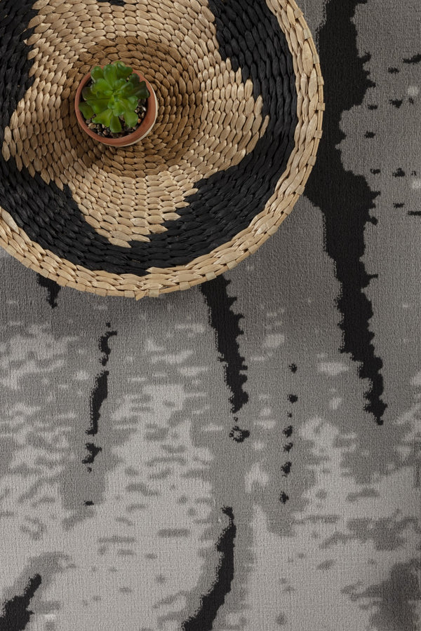 English Elm Hide Gray 5'3"X7' Plush Area Rug – Soft, Durable, Kid & Pet-Friendly | Perfect For High-Traffic Spaces B186P316848