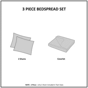 English Elm 3 Madison Park Harper Velvet Quilt Set King/Cal King Soft Geometric Quilted Texture Antimicrobial Finish Grey 17.72 L x 16.14 W x 8.27 H B03597476