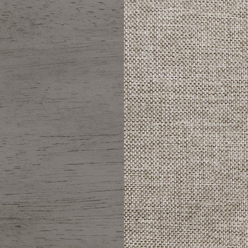 English Elm Set Of 2 Coastal Grey Dining Chairs - Ergonomic, Stylish Upholstered Seats For Modern Interiors B016P223162-GIGA