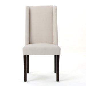 English Elm Dining Chair Set of 2 Wingback Upholstered Seats with Tapered Legs for Modern Spaces 60270.00IVY