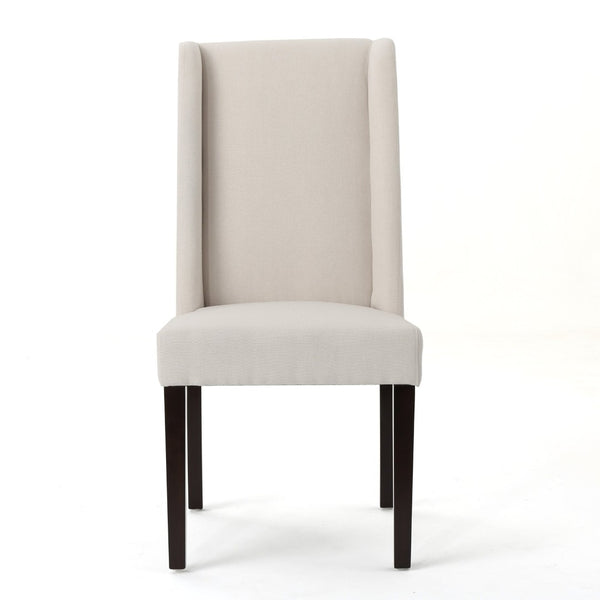 English Elm Dining Chair Set of 2 Wingback Upholstered Seats with Tapered Legs for Modern Spaces 60270.00IVY
