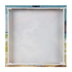 JLA Home Madison Park - Chihuahua Beach Canvas Art by Tessa Kane — Whimsical, Vibrant Ready-to-Hang Print for Playful Decor Chihuahua/Blue Multi ID95C-0059