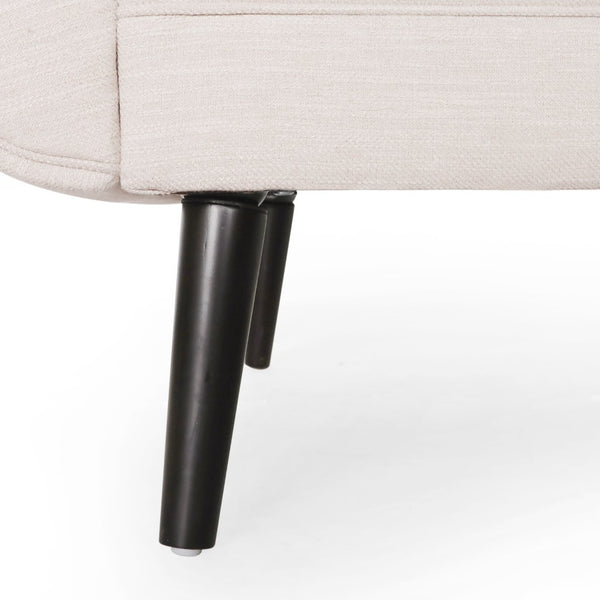 English Elm Chaise Lounge Velvet Upholstered with Birch Legs Elegant Salon Style Living Room Accent 69103.00FBGE