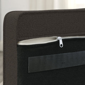 English Elm Elegant Elevated Rectangular Pet Bed for Medium to Large Dogs, Durable Linen Sofa, Modern Comfort 39x22.75x13.25 Dark Brown W487P272442