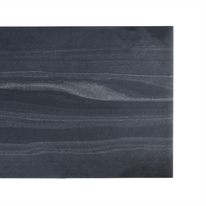 Demi Black Console Table – Elegant Bheslana Marble Accent with Unique Veining & Modern Design