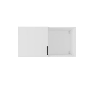 English Elm Kaser Mirror Medicine Cabinet with Shelves, Wall-Mounted White Storage, Durable Engineered Wood Finish B200P362011