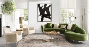 Pasargad Home Felice Modern Accent Chair In Cream - Stylish Vintage Charm With Gold Finish Cream Poly Fabric Pzw-967