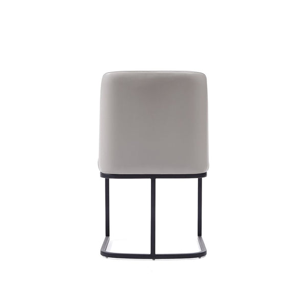 Manhattan Comfort Serena Modern Dining Set  - Set of 8 Light Grey 8-DC056-LG