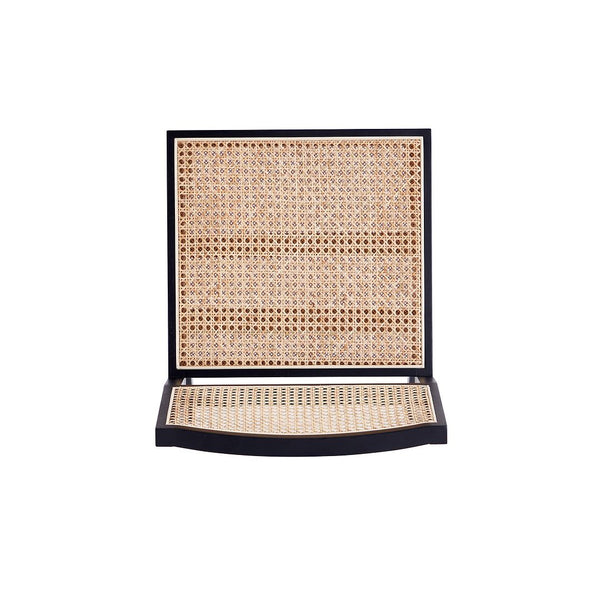 9-Piece Rockaway  70.86  Dining Set in Black with 8 Hamlet Side and Arm Chairs 8-DT02DCCA03-BK Manhattan Comfort