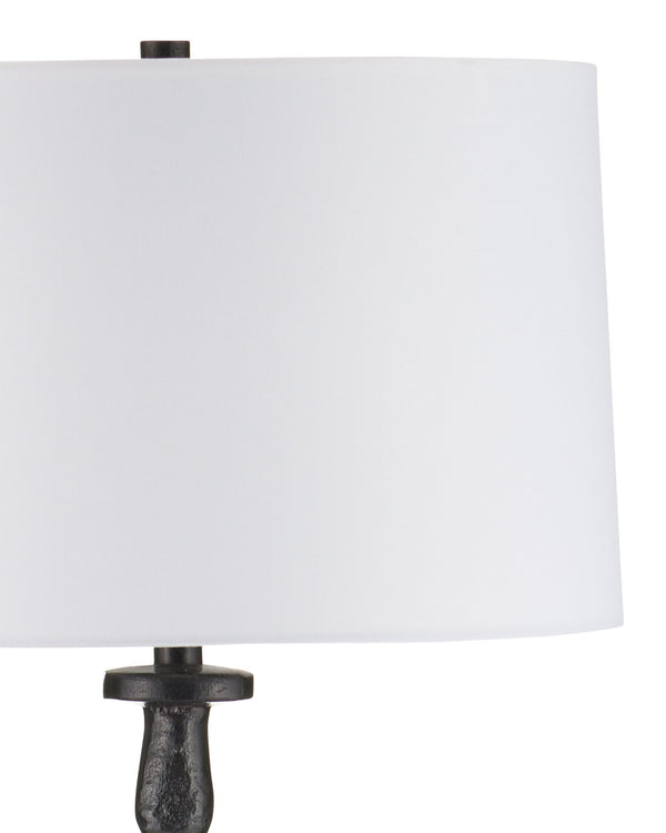 Currey & Company Mirage Cast Aluminum Sculptural Floor Lamp Figurative Art Inspired Living Room Accent 8000-0180